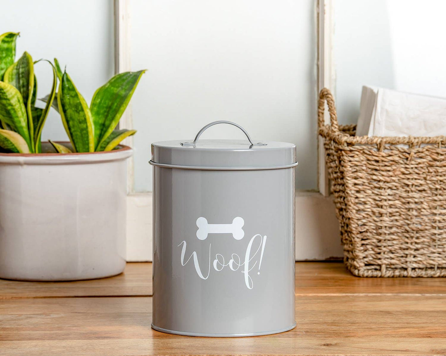 Casper Grey Treat Canister