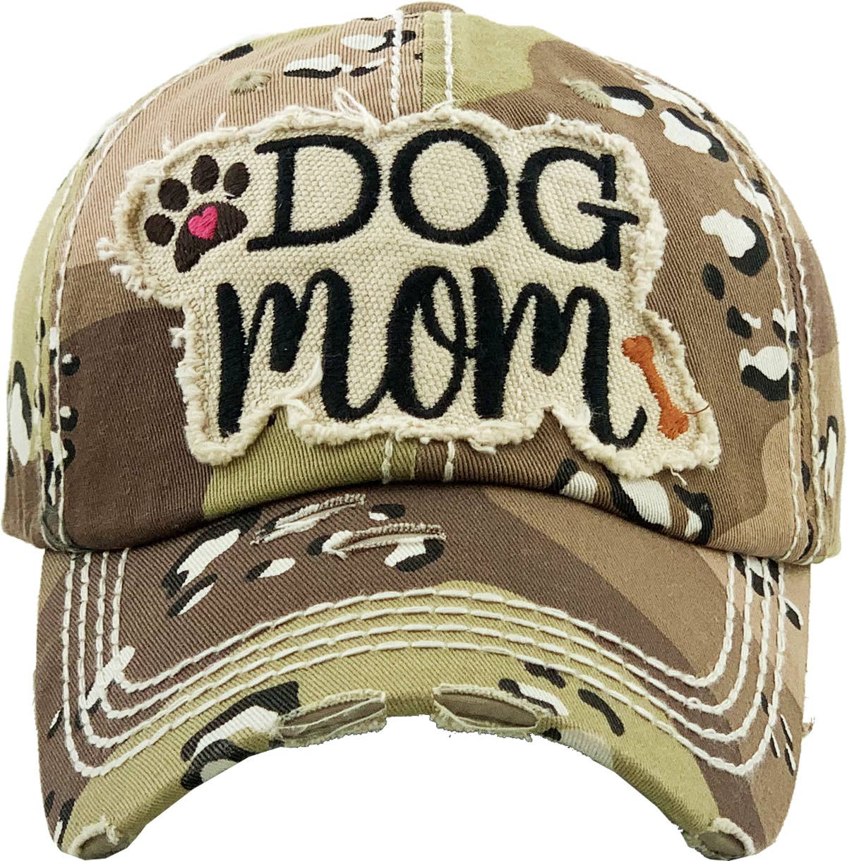 🐕💕🧢DOG MOM WASHED VINTAGE BALLCAP
