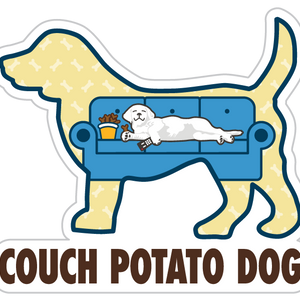 Couch Potato Sticker