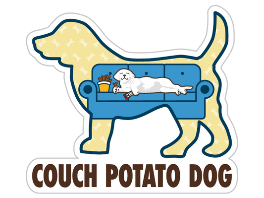 Couch Potato Sticker