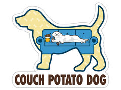 Couch Potato Sticker