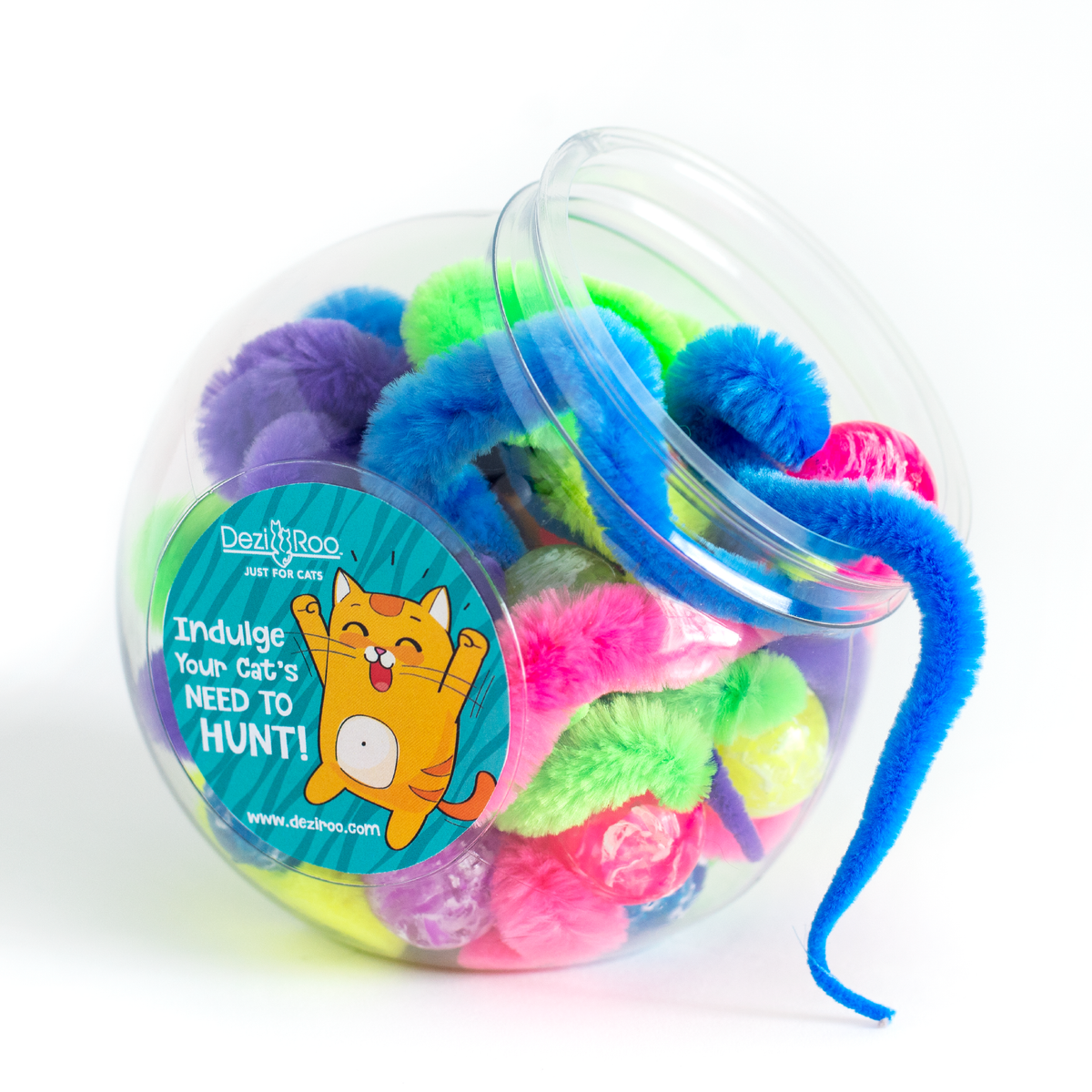 Wiggly Ball Countertop Display - 25 Ct
