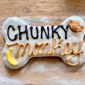 6 inch Chunky Monkey Bone dog treat