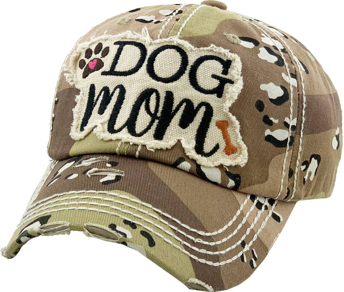 🐕💕🧢DOG MOM WASHED VINTAGE BALLCAP