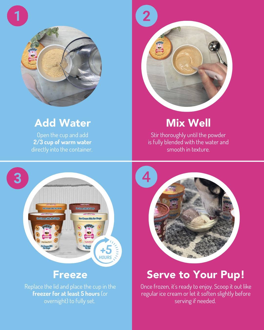🍦🐾 Puppy Scoops Ice Cream Mix for Dogs