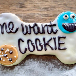 6 inch Me want COOKIE dog treats