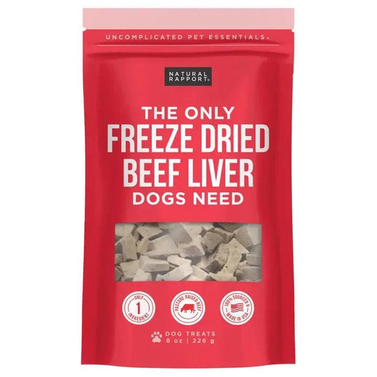 The Only Freeze Dried Beef Liver Dogs Need