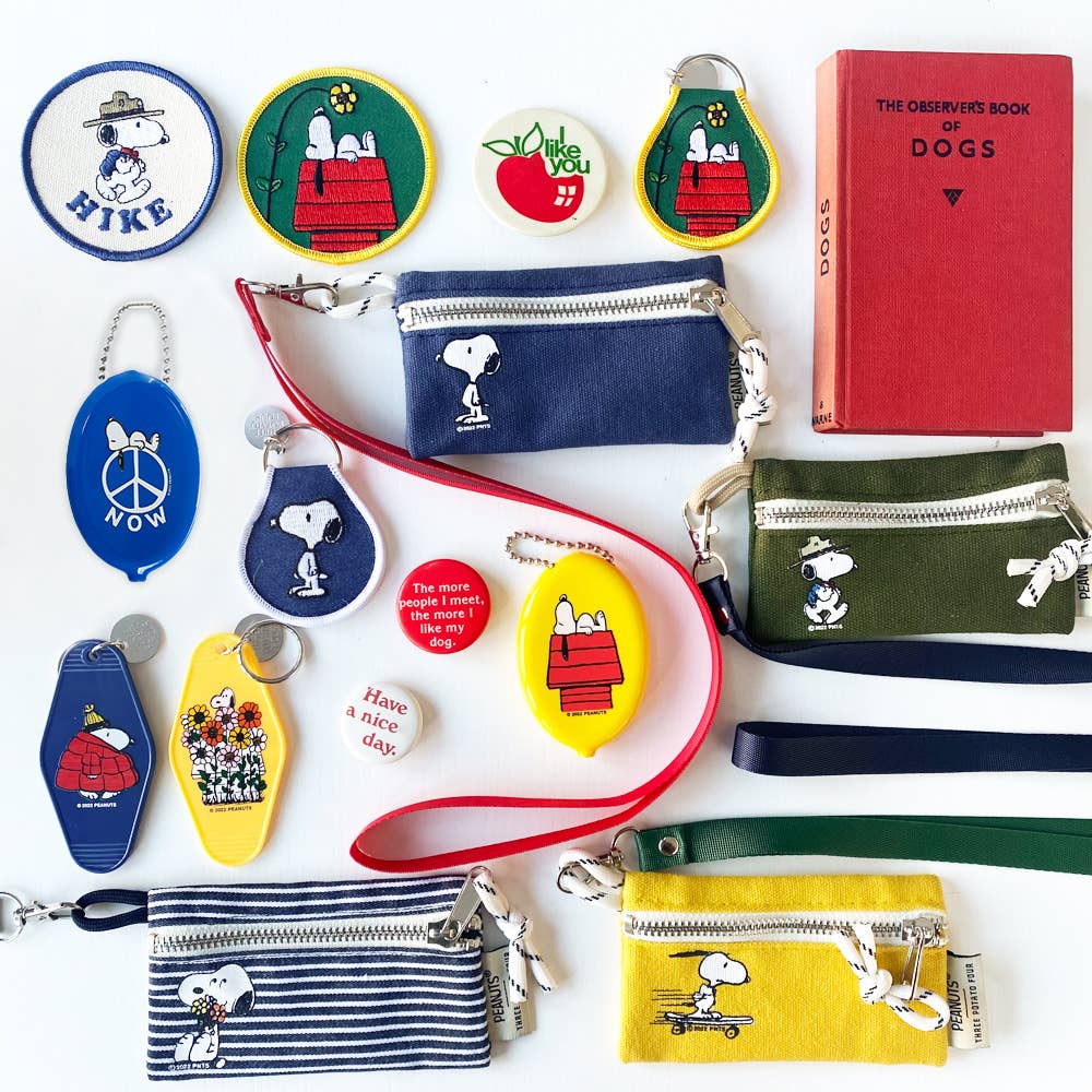 3P4 x Peanuts® - Snoopy Classic Lanyard Zip Wallet