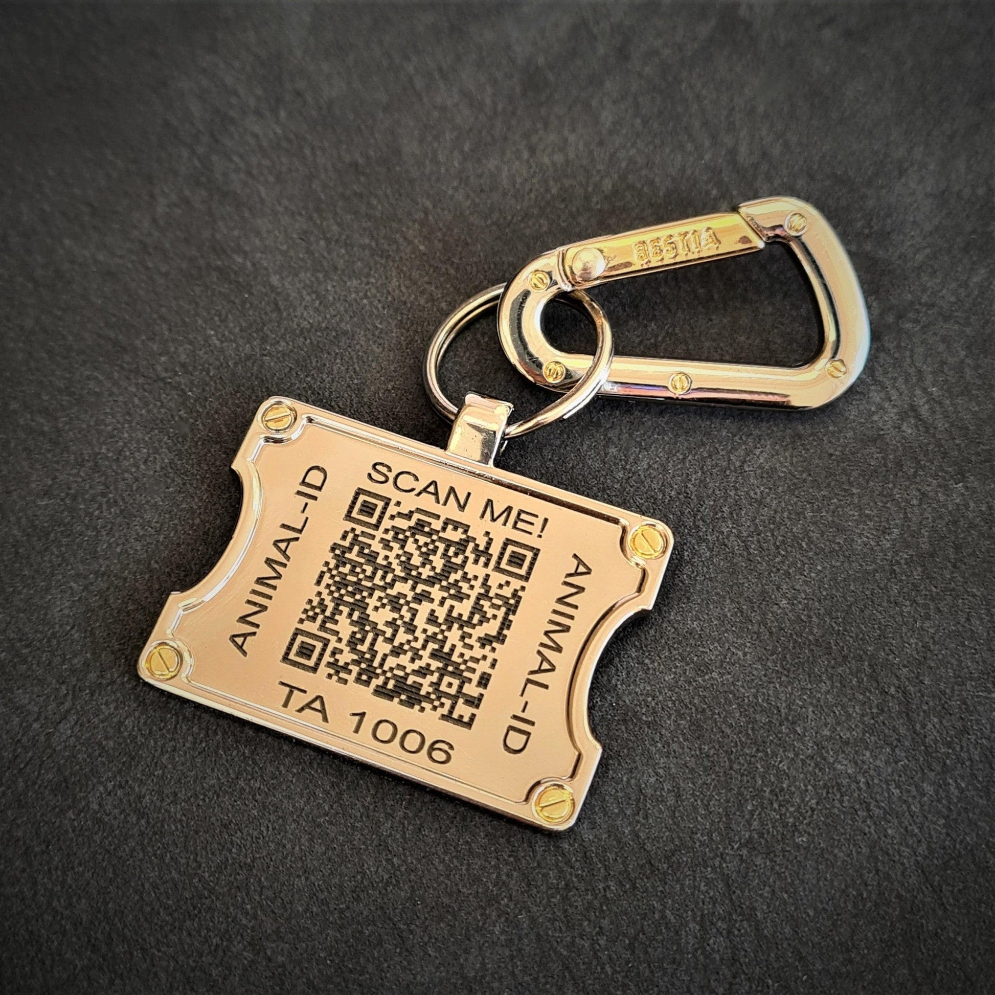 Bestia QR Dog ID Tag innovative