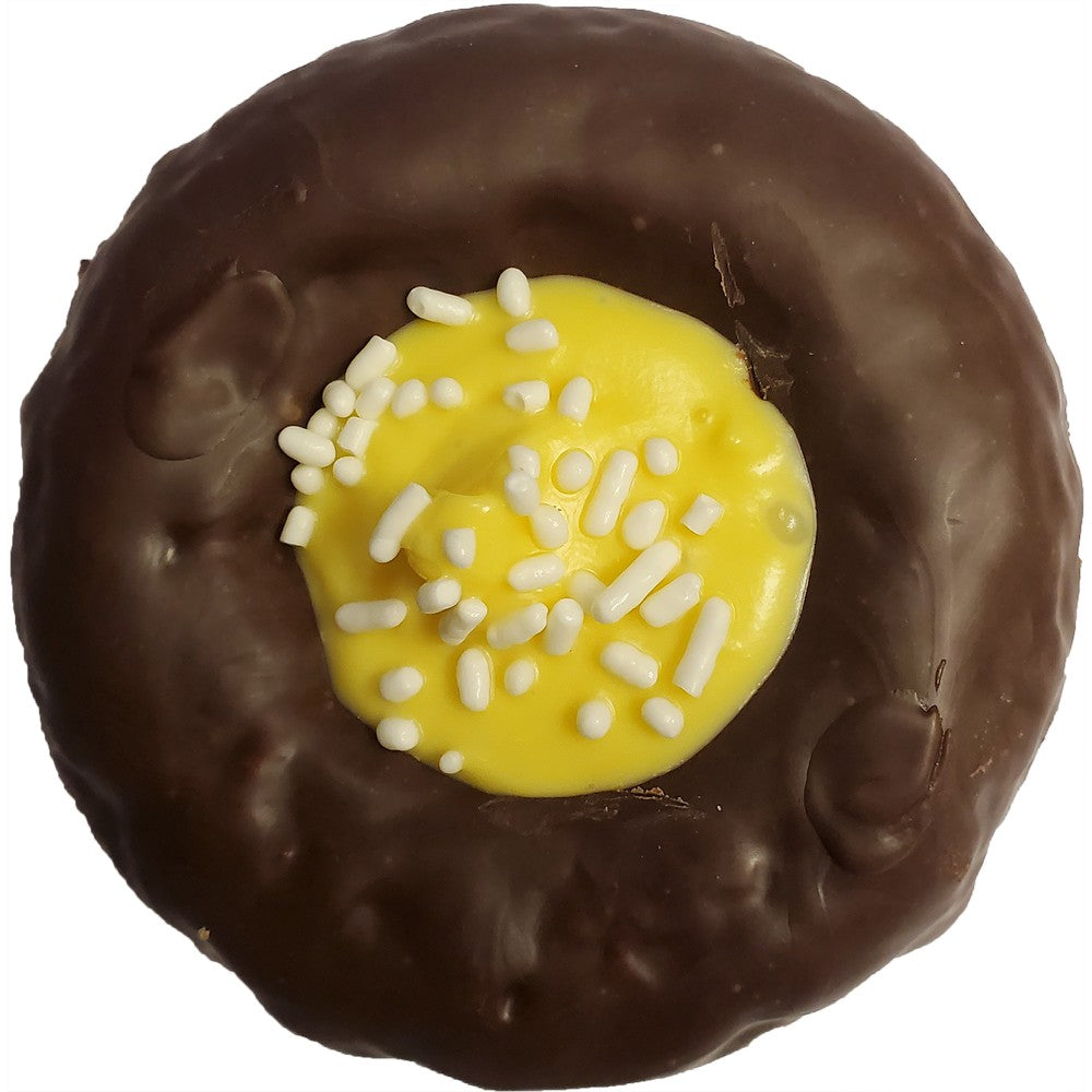 🍩🤎 Gourmet Filled Donut – Boston Creme Filled Dog Treat