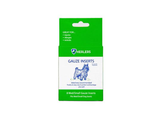 🩹🐾 Healers Gauze Replacements – 2" Non-Stick Pads (8 Pack) | Clean, Comfortable Wound Care for Dogs