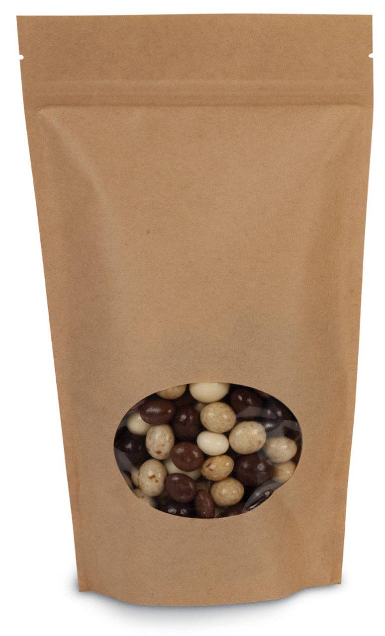 Kraft Stand Up Zipper Pouches