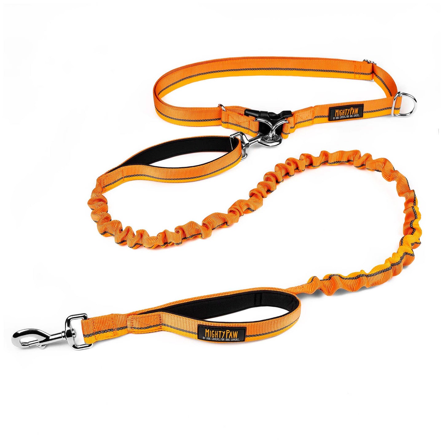 🏃♂️ Mighty Paw Hands-Free Bungee Leash Set 2.0