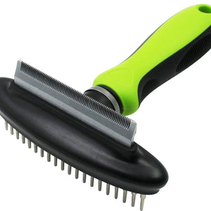 Pet Life ® Flex Series 2-in-1 Dual-Sided Grooming Pet Rake