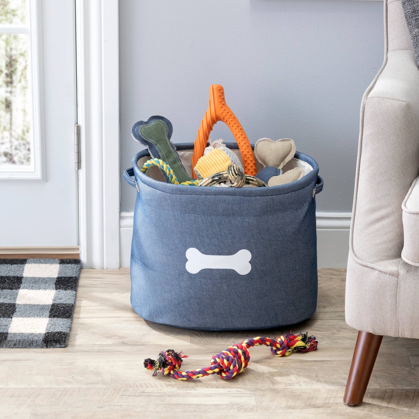 Capri Blue Pet Toy Storage