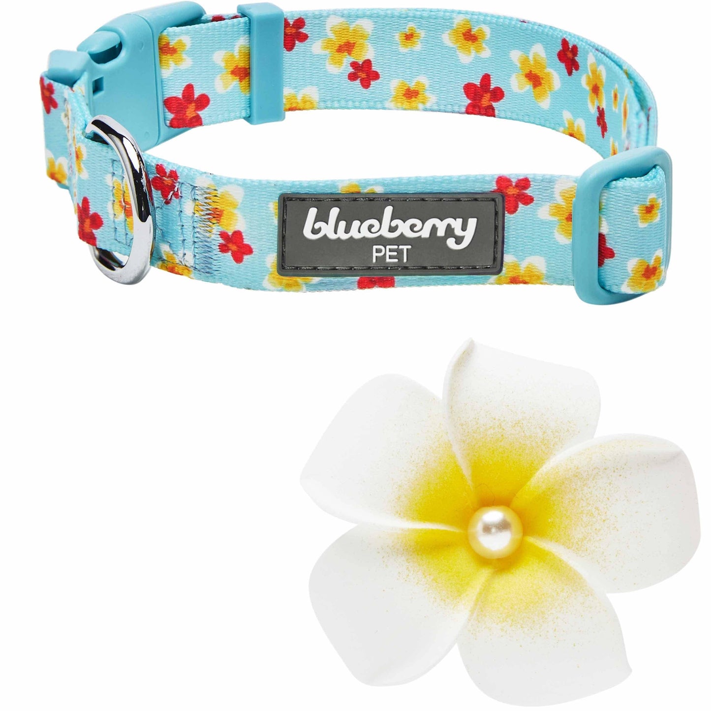 🌺 Tropical Flower Dog Collar – Bright, Durable & Stylish Everyday Wear 🐾