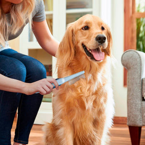 Ocean Plastic by PT Single-Sided Pin Comb Brush for Pets