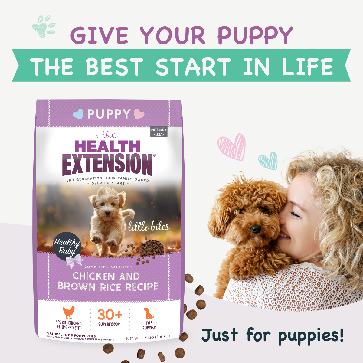 🐾Puppy Kibble (3.5lb)