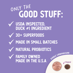 Grain Free Duck, Veg, Berries