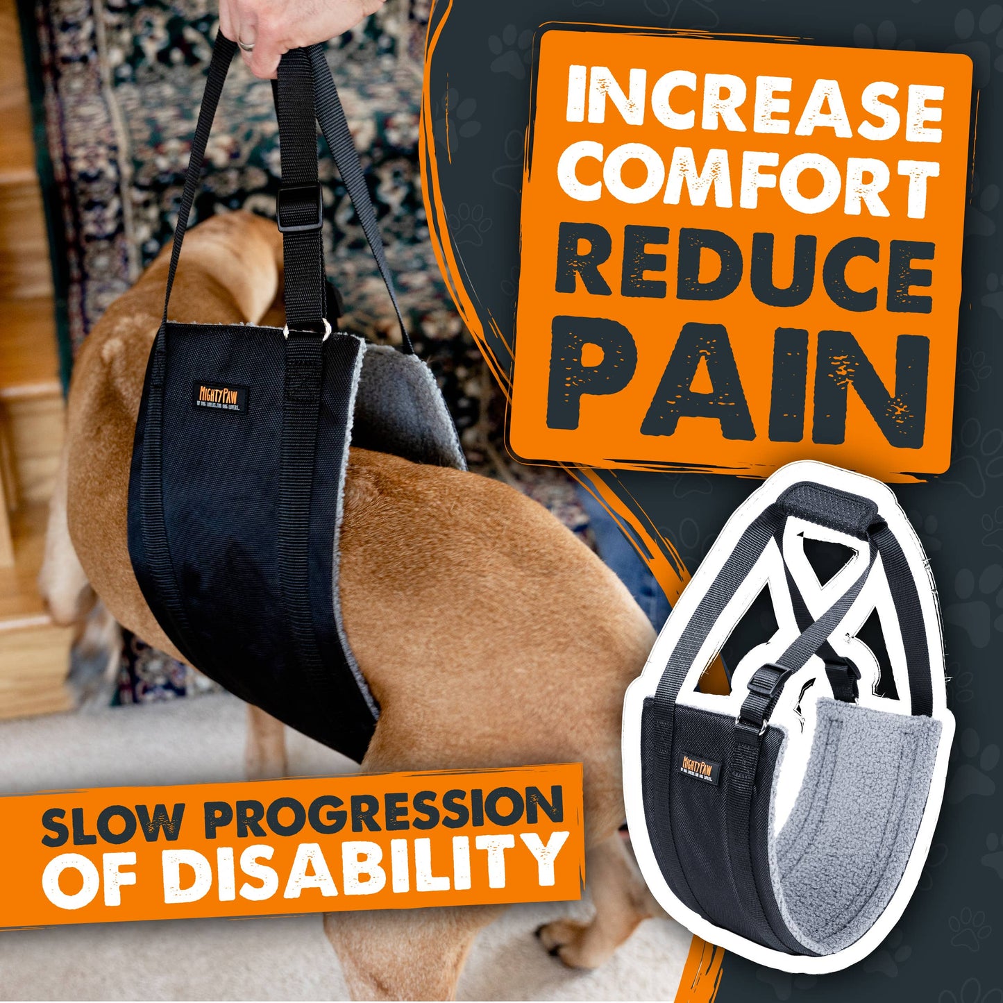 🐕 Dog Lifting Harness – Support Sling for Mobility, Recovery & Senior Dogs 🐾✨
