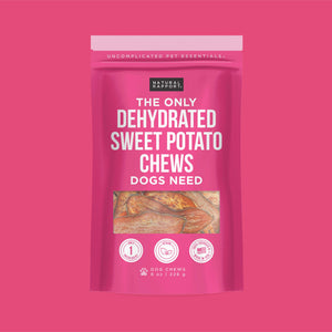 The Only Dehydrated Sweet Potato Chews Dogs Need