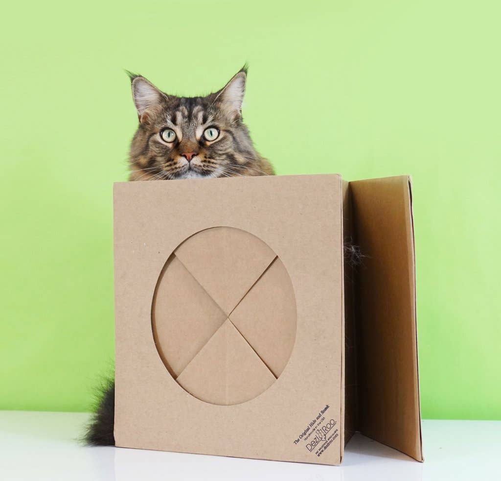 Hide & Sneak Paper Cat Play Tunnel