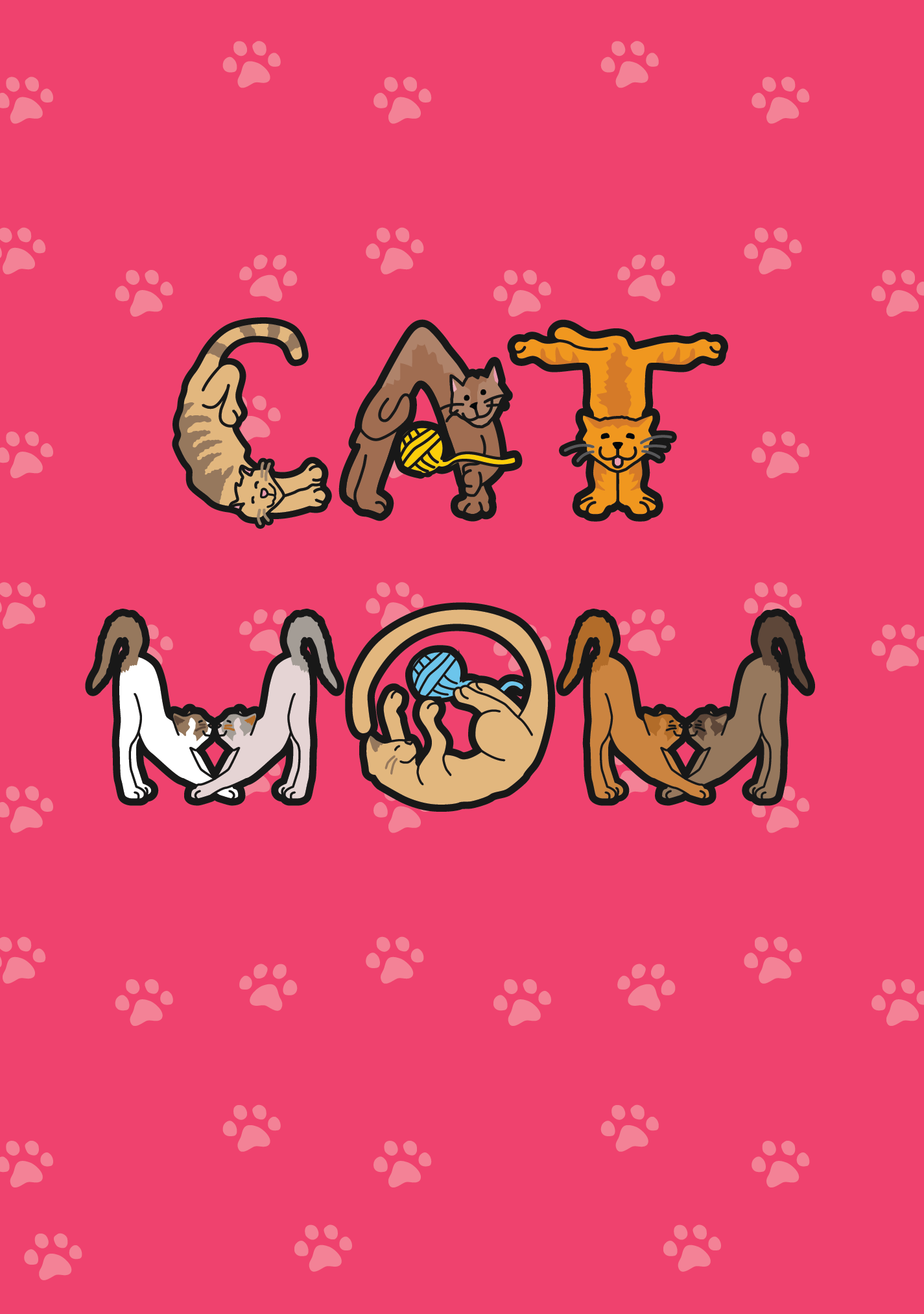 Cat Mom Birthday Card