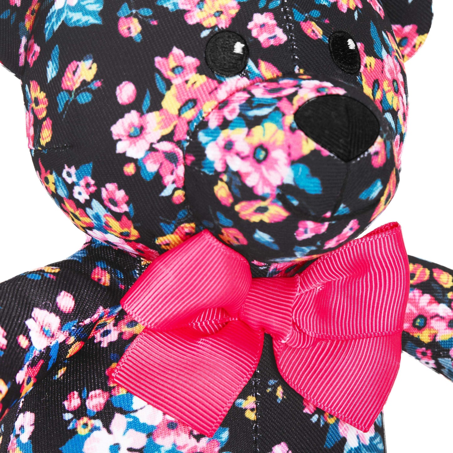 3 Colors, 6" Made Well Floral Print Bear Dog Toy