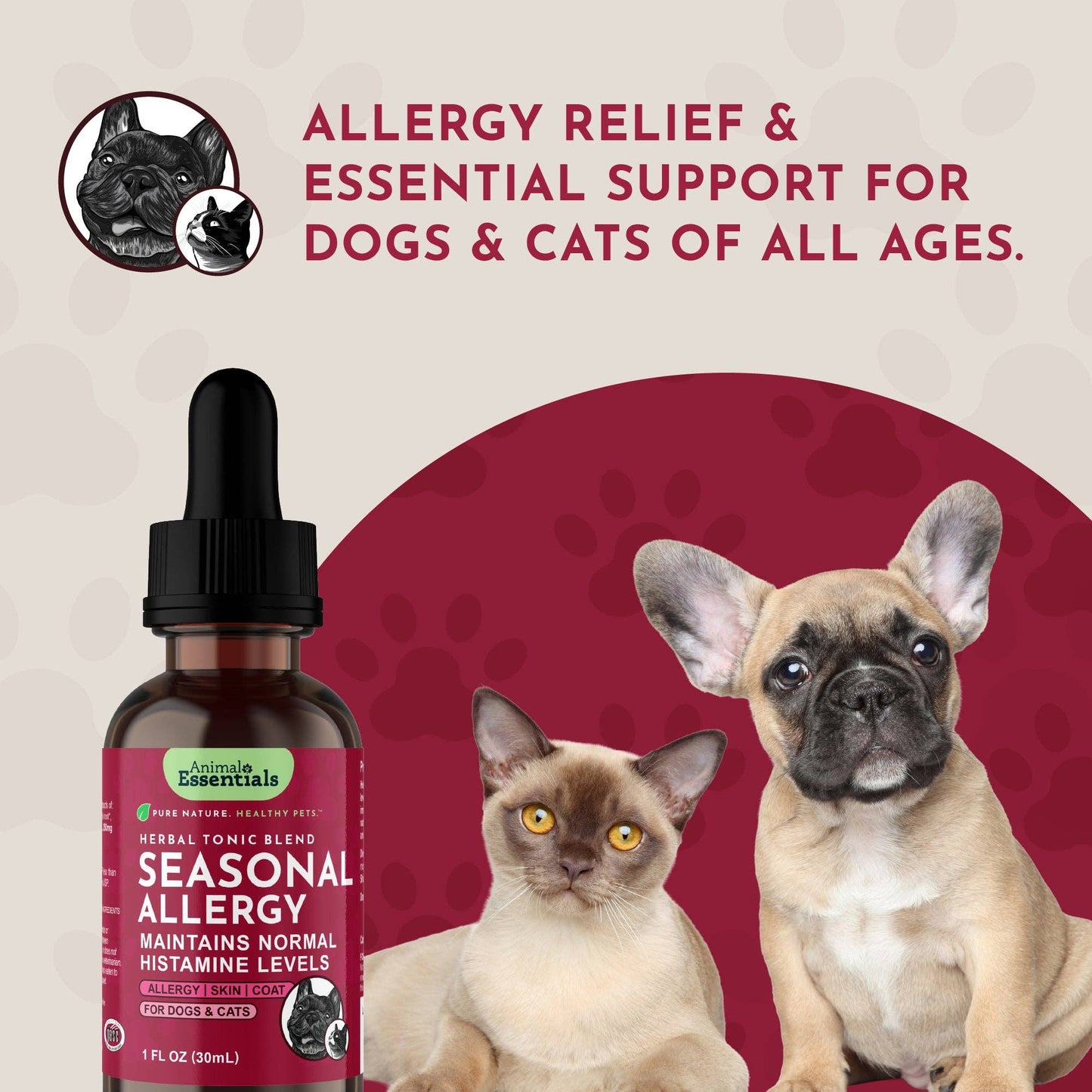 🌿🤧 Seasonal Allergy Herbal Tonic | Maintains Normal Histamine Levels