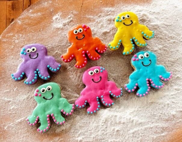 Octopus summer dog treats