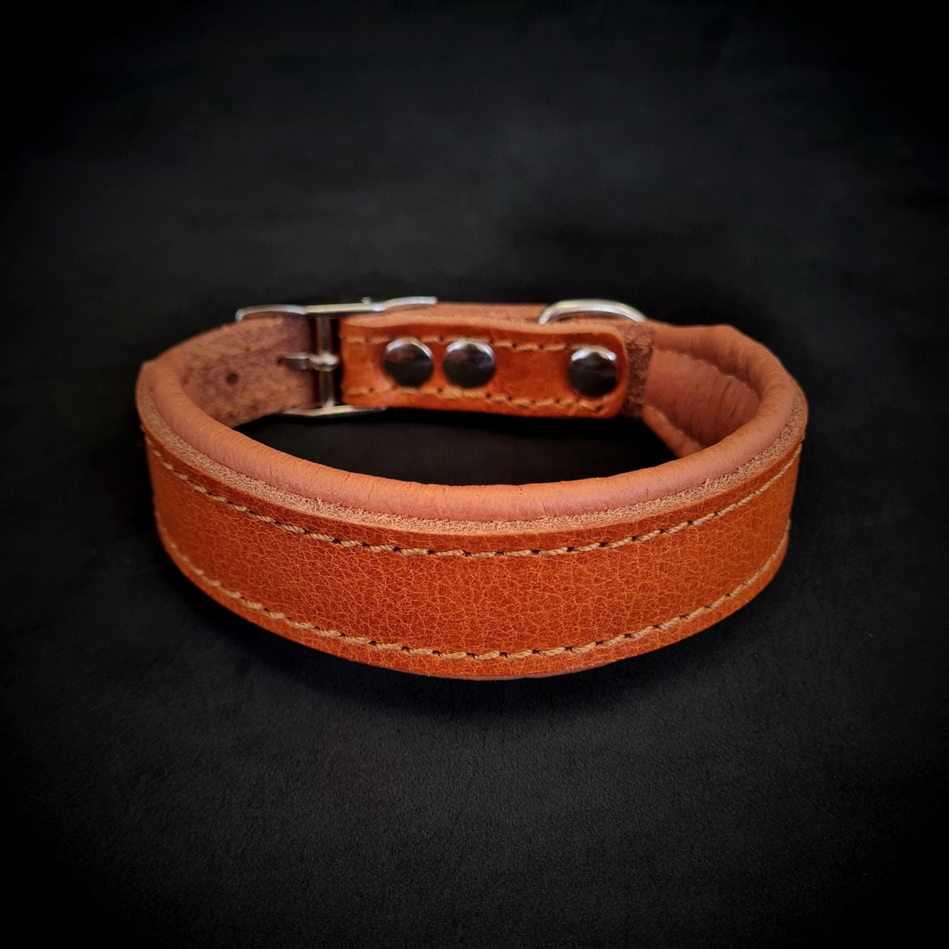 Clean Leather Puppy Collar by Bestia