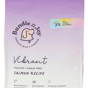 Vibrant Salmon Superfood Dog Food (Poultry-Free) 4lb