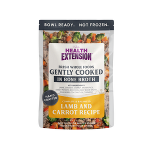 Gently Cooked Lamb & Carrot Recipe Pouches for Dogs