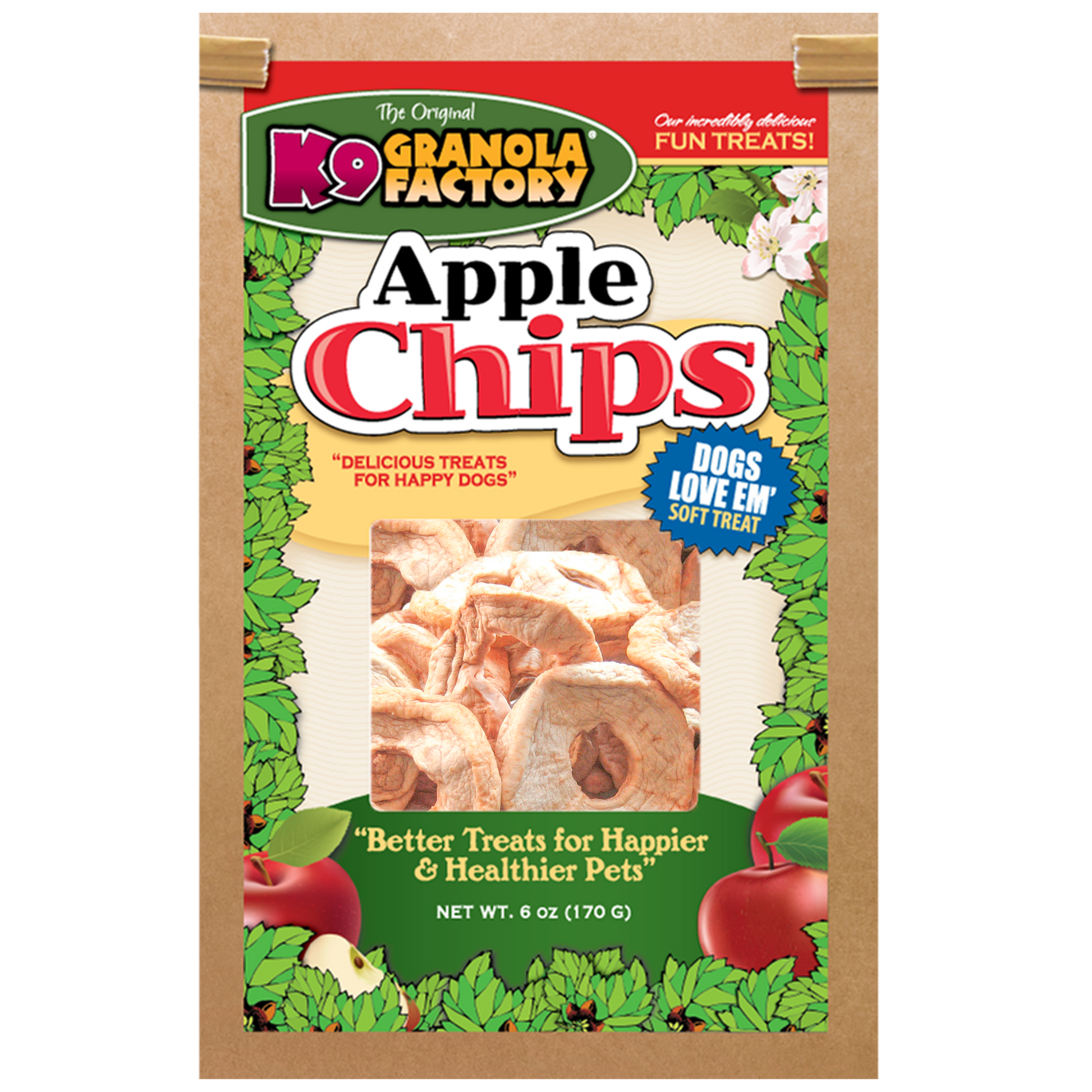 🍎✨ Apple Chips for Dogs