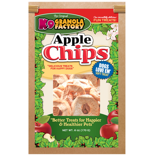 🍎✨ Apple Chips for Dogs