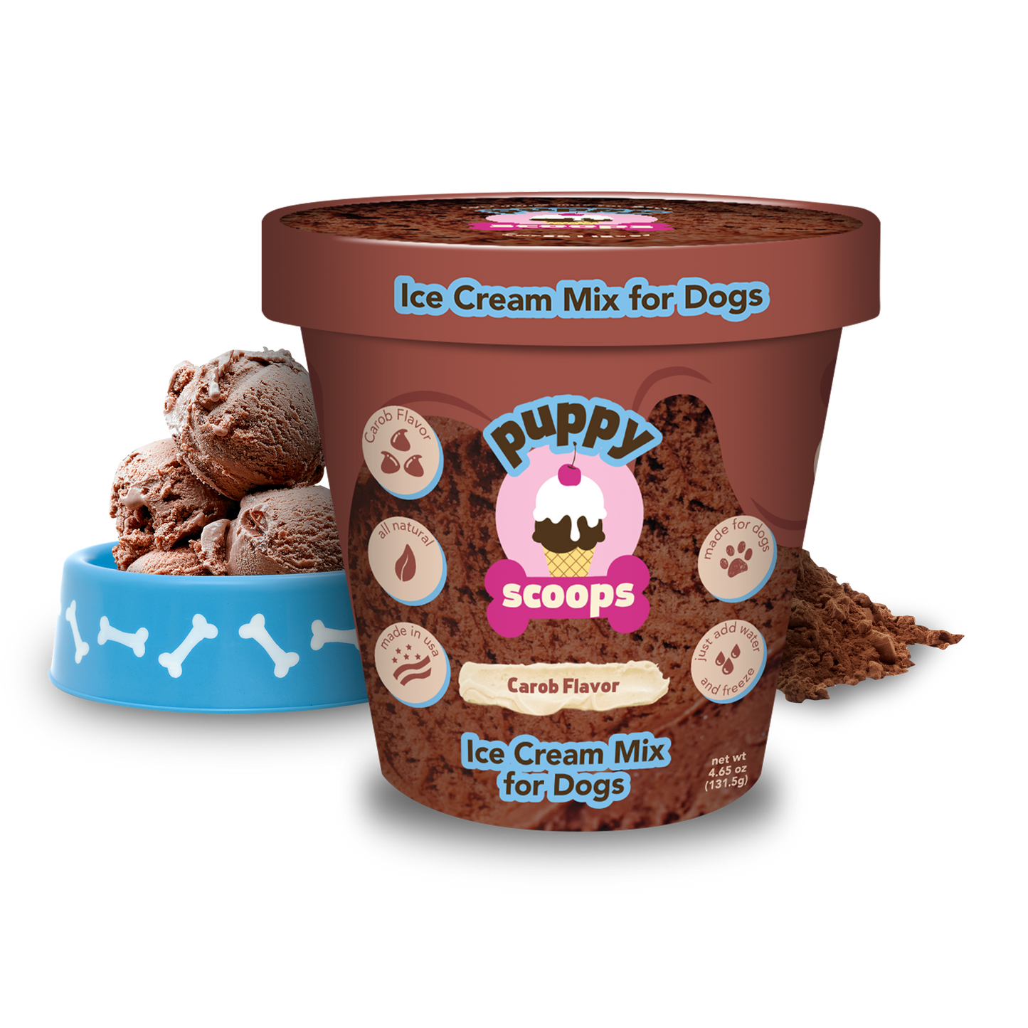 🍦🐾 Puppy Scoops Ice Cream Mix for Dogs