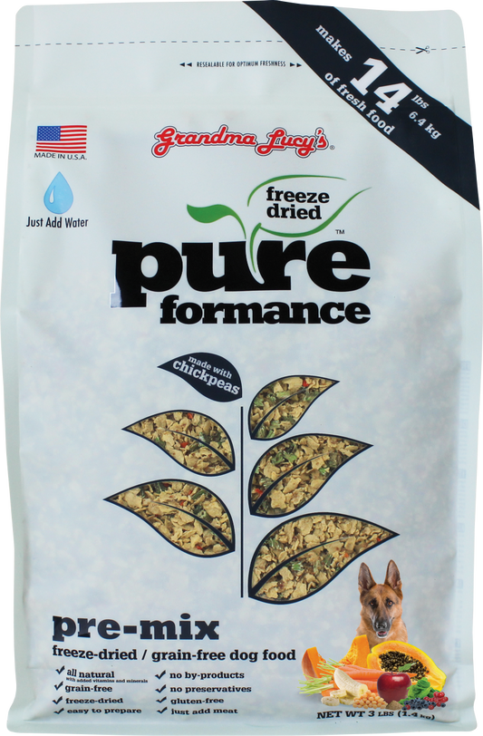 Pureformance Pre-mix Dog Food – 3lb