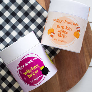 Witches Brew - Spooky Drink Mix for Dogs - Pumpkin Goat Milk