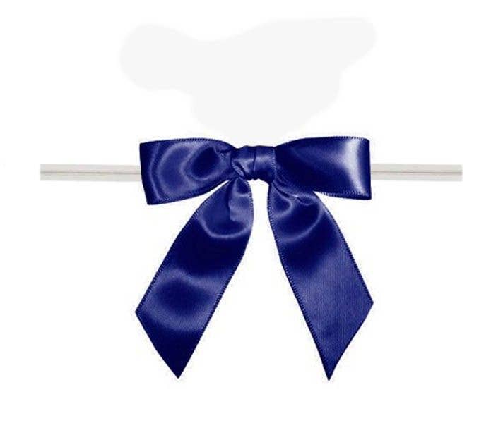 Mini Satin Twist Tie Bows