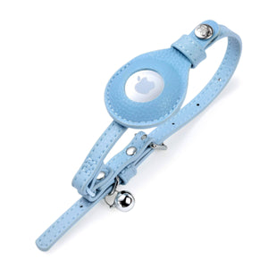 ✨🐱 Silver‑Powered Microfiber Vegan Leather AirTag Cat Collar