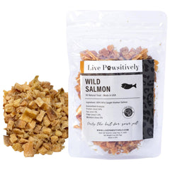 🐟 Dried Salmon Cat & Dog Treats – Single Ingredient, Healthy & Made in the USA
