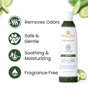 Organic Cucumber & Aloe Facial Scrub 13.5oz