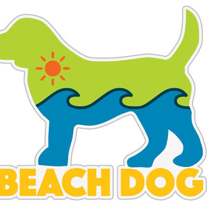 Beach Dog Sticker