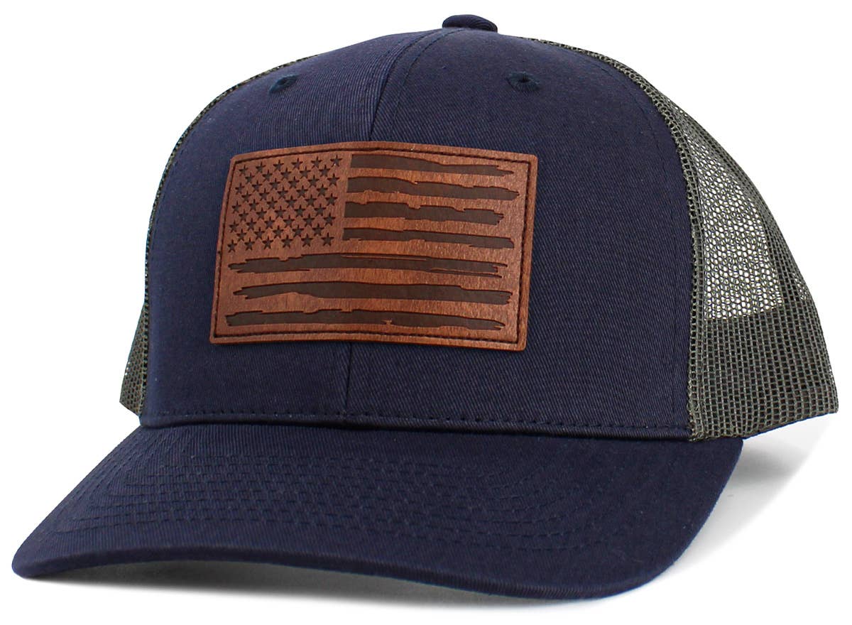 🦅🧢Flag Patch Mesh Ballcap