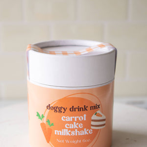 Carrot Cake Milkshake Doggy Drink Mix - Easter Dog Treats