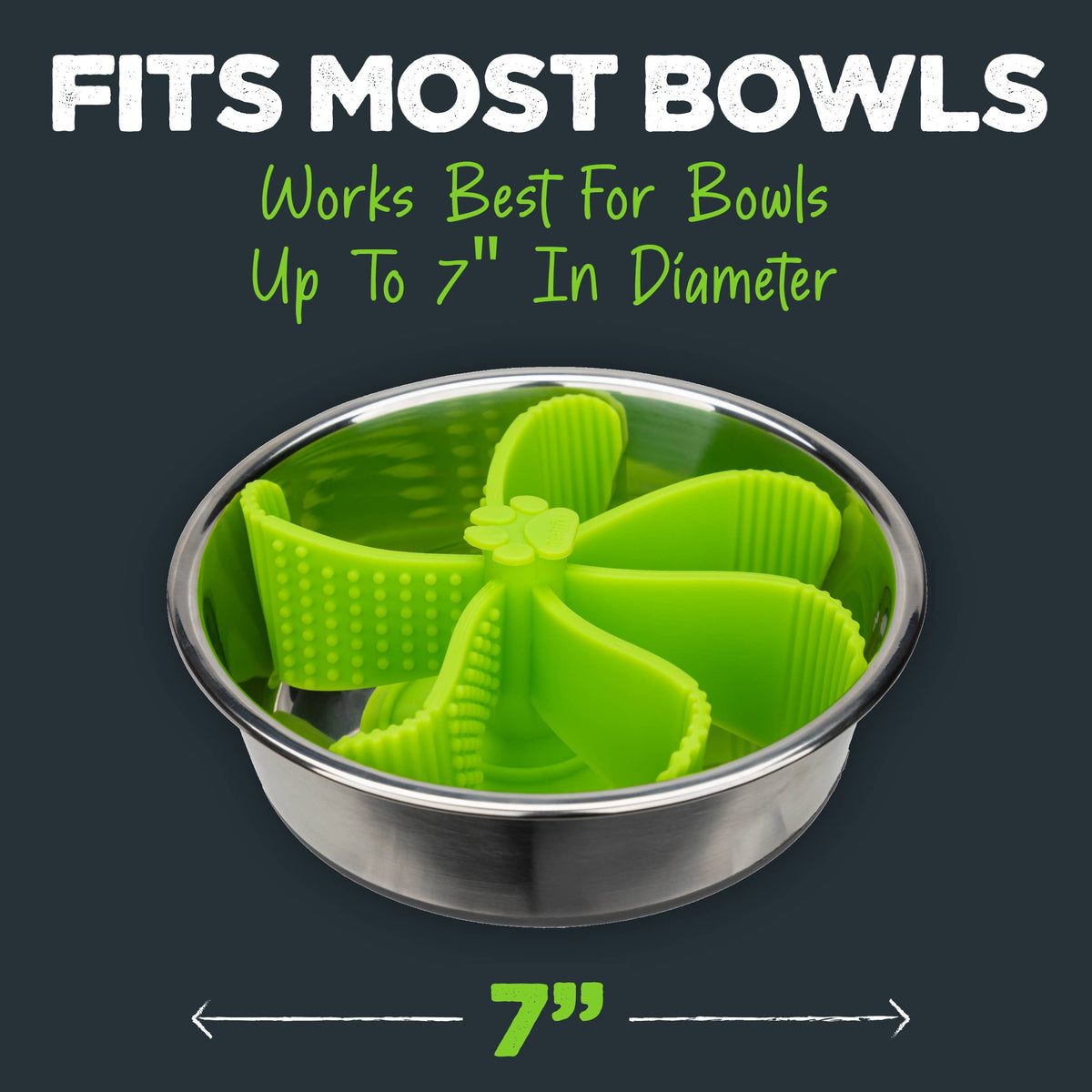Interactive Silicone Slow Feeder Bowl Insert for Dogs 🐶🥣