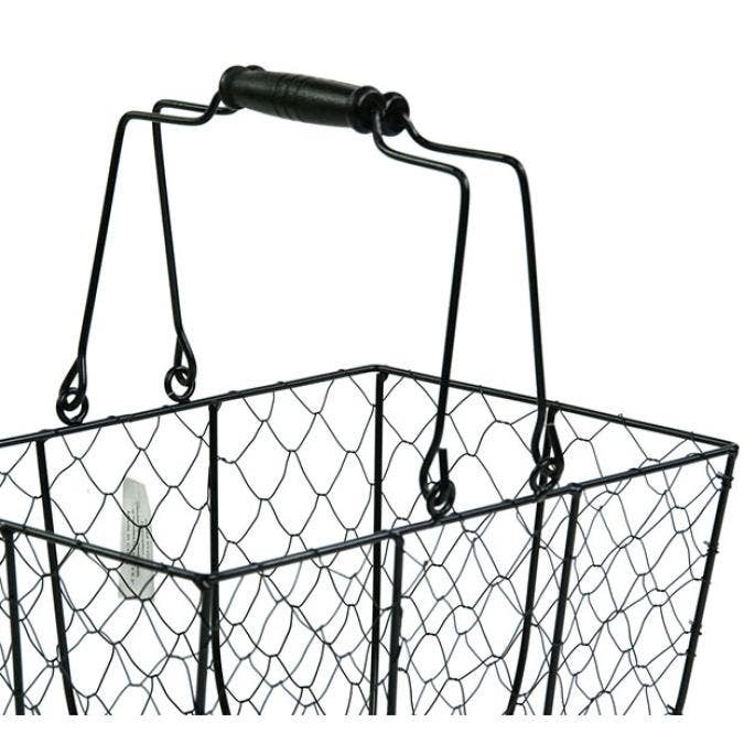 12" Rectangular Chicken Shop Black