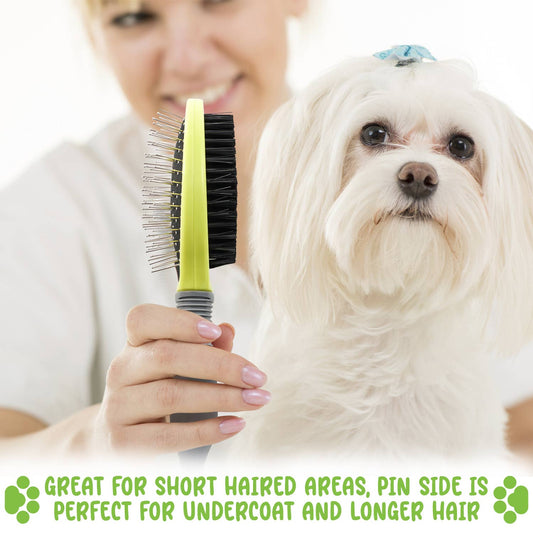 Double-Sided Pet Grooming Brush