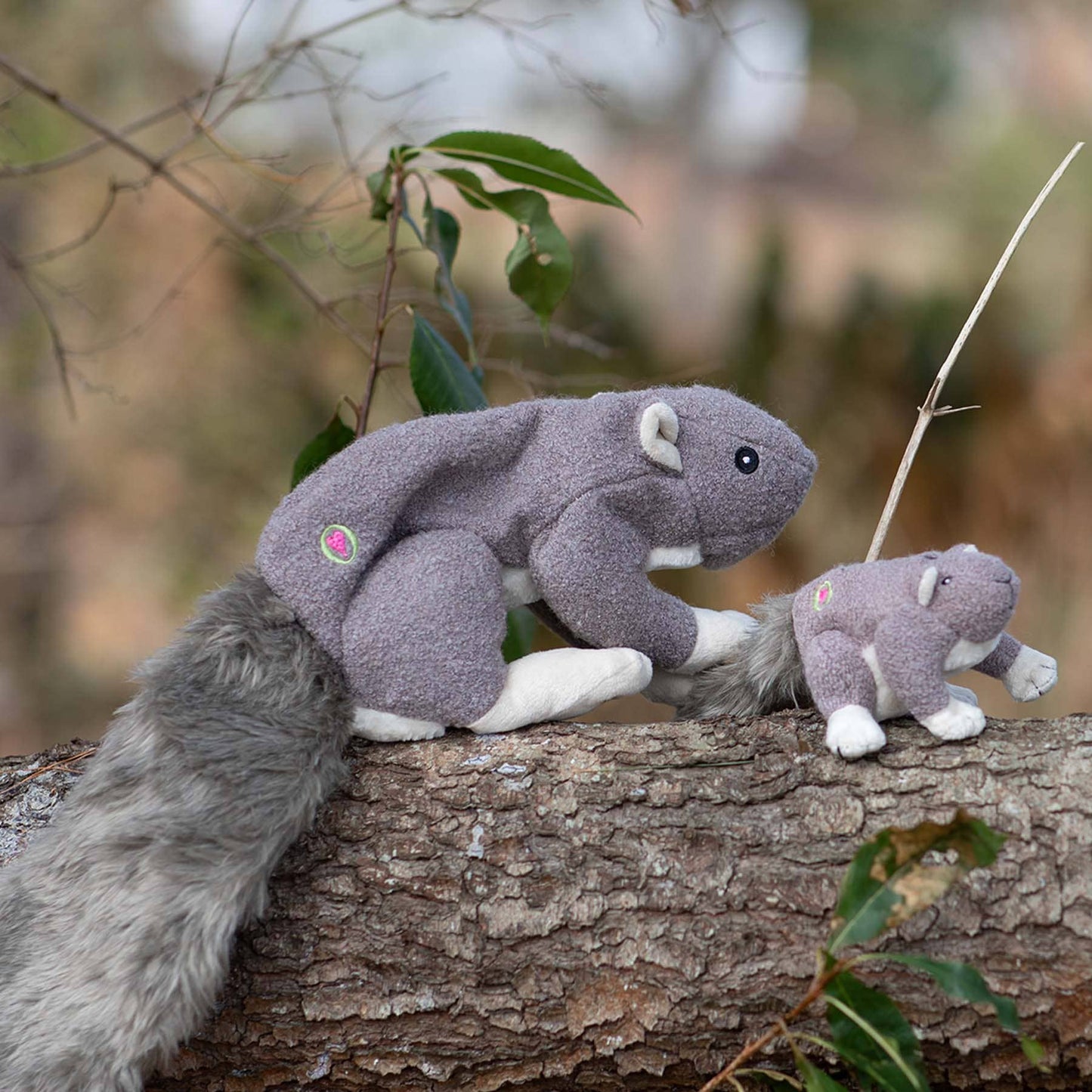 🐶🐿️ Feller Squirrel Plush Dog Toy