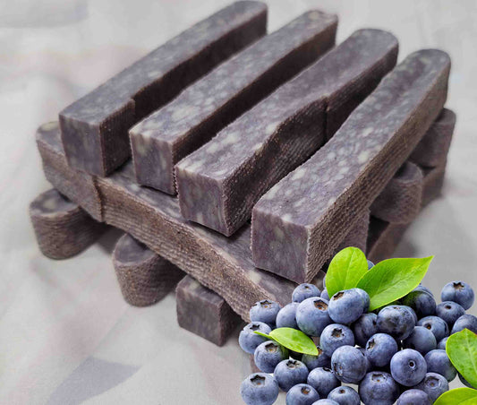 🫐🧀Dog cheese chew. Blueberry (XS) ea